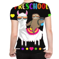 Sloth Llama Preschool Team Teacher Student Back To All Over Women's T-shirt -DIOO Clothing Shop pmd.2527021533.108.25094035.s3.1 front customized3 111111 none x45y8.5 294 800x800 1