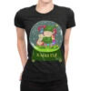 Snow Globe Believe Elf Xmas Funny Christmas Elf Gi Ladies Fitted T-Shirt -DIOO Clothing Shop pmd.2527021776.36.25094029.s3.1 front black2 ffffff none x0y0 154 800x800 1