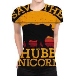 Save The Chubby Unicorns All Over Women's T-shirt