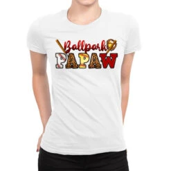 Ballpark Papaw Ladies Fitted T-Shirt
