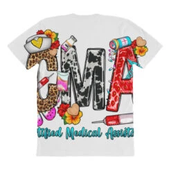 Summer CMA Certified Medical Assistant All Over Women's T-shirt -DIOO Clothing Shop pmd.2527064736.108.25101996.s3.1 front customized1 f5f5f5 none x45y41.5 294 800x800 1