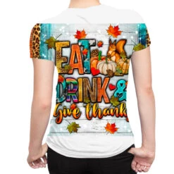 Eat Drink Give Thanks All Over Women's T-shirt -DIOO Clothing Shop pmd.2527089834.108.25097476.s3.1 front customized3 f5f5f5 none x45y41.5 294 800x800 1