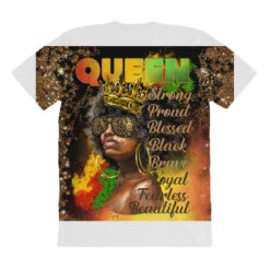 Afro Queen Juneteenth All Over Women's T-shirt -DIOO Clothing Shop pmd.2527100422.108.25097426.s3.1 front customized1 f5f5f5 none x45y41.5 294 800x800 1