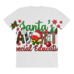 Santa's Favorite Special Education Christmas All Over Women's T-shirt -DIOO Clothing Shop pmd.2527100680.108.25102134.s3.1 front customized1 f5f5f5 none x45y77 294 800x800 1