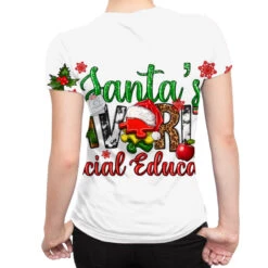 Santa's Favorite Special Education Christmas All Over Women's T-shirt -DIOO Clothing Shop pmd.2527100680.108.25102134.s3.1 front customized3 f5f5f5 none x45y77 294 800x800 1