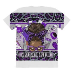Afro Messy Bun Phlebotomist Life Purple And Gray All Over Women's T-shirt -DIOO Clothing Shop pmd.2527103212.108.25097407.s3.1 front customized1 f5f5f5 none x45y41.5 294 800x800 1