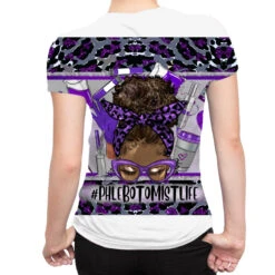 Afro Messy Bun Phlebotomist Life Purple And Gray All Over Women's T-shirt -DIOO Clothing Shop pmd.2527103212.108.25097407.s3.1 front customized3 f5f5f5 none x45y41.5 294 800x800 1