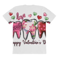 Happy Valentine's Day Teeth All Over Women's T-shirt -DIOO Clothing Shop pmd.2527134917.108.25102530.s3.1 front customized1 f5f5f5 none x45y54 294 800x800 1