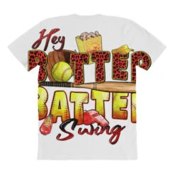 Hey Batter Batter Swing Softball All Over Women's T-shirt -DIOO Clothing Shop pmd.2527140918.108.25102379.s3.1 front customized1 f5f5f5 none x45y37.5 294 800x800 1
