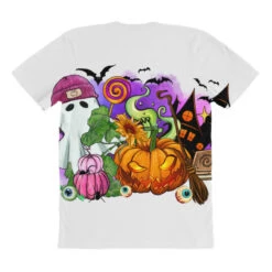 Halloween Ghost And Jack O Lantern All Over Women's T-shirt 10 Halloween Ghost And Jack O Lantern All Over Women's T-shirt -DIOO Clothing Shop pmd.2527159376.108.25103100.s3.1 front customized1 f5f5f5 none x45y67 294 800x800 1